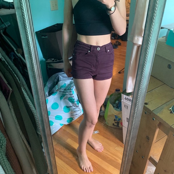 Pacsun bullhead maroon shorts - Picture 1 of 5